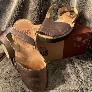 Authentic Avarca Pons made in Menorca Spain in bronze.